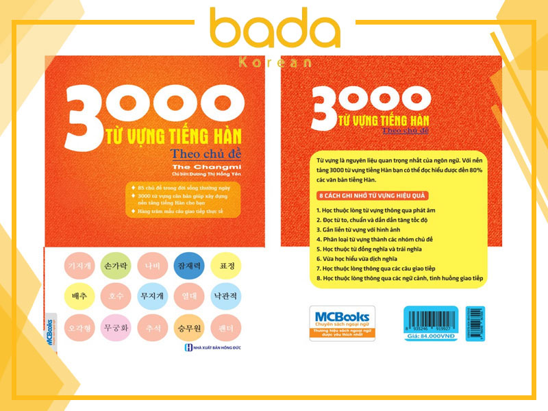 Sách 3000 từ vựng tiếng Hàn