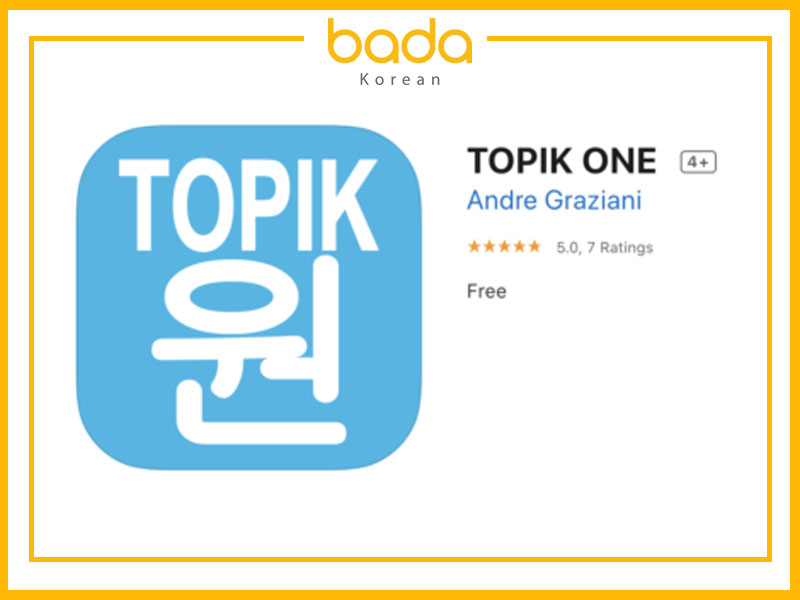 App ngữ pháp tiếng Hàn TOPIK One