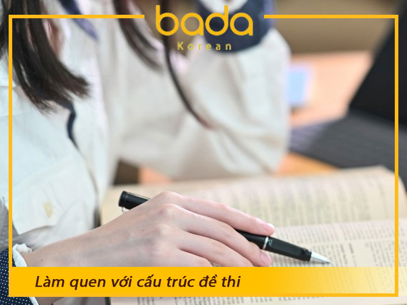 Làm quen với cấu trúc đề thi