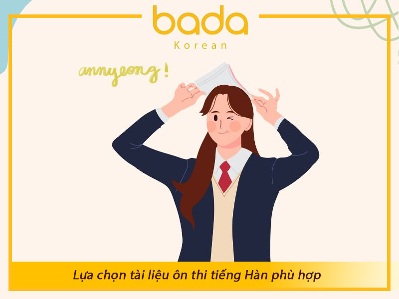 lựa chọn tài liệu ôn thi TOPIK 2 phù hợp