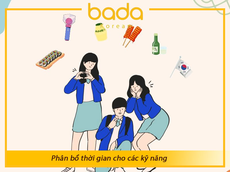 Phân bổ thời gian cho các kỹ năng