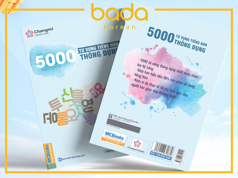 Sách 5000 từ vựng tiếng Hàn thông dụng