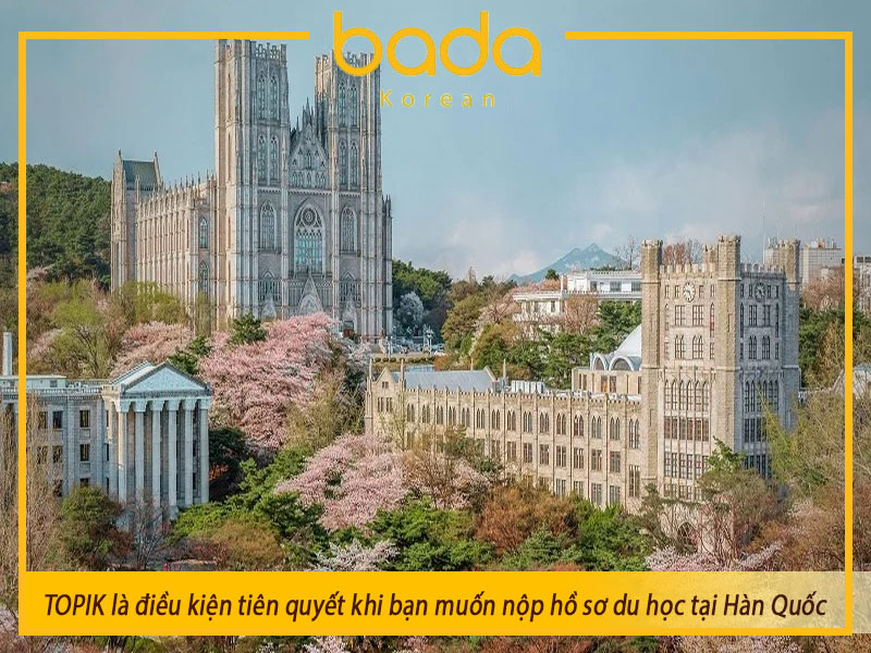 TOPIK là điều kiện tiên quyết khi bạn muốn nộp hồ sơ du học tại Hàn Quốc