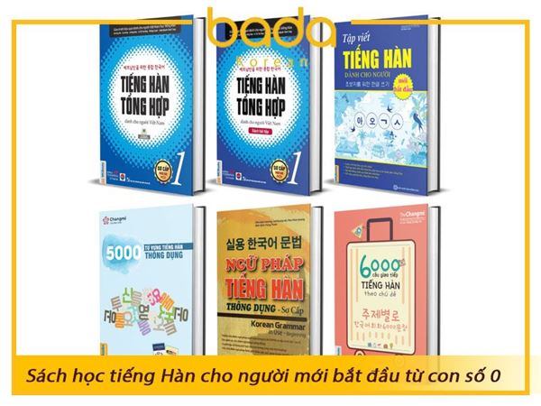 Sách học tiếng Hàn cho người mới bắt đầu từ con số 0